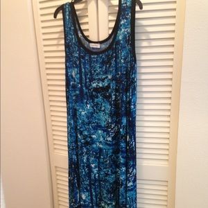 Calvin Klein Plus long tank dress