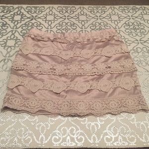 Forever 21 Taupe Skirt