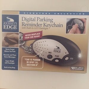 Brand new digital parking reminder keychain