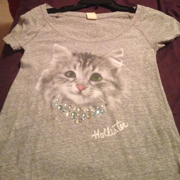 Hollister kitty tee