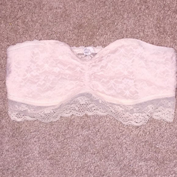 Aerie cream lace bandeau (short)