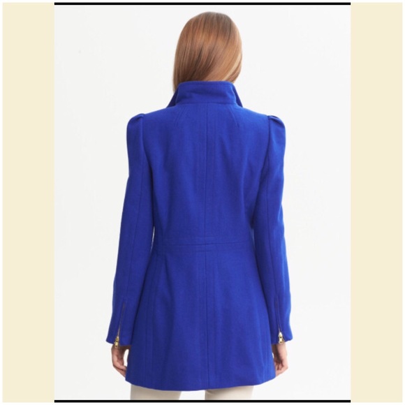 **SOLD ON EBAY**Banana Republic Cobalt Blue Coat - Picture 2 of 4