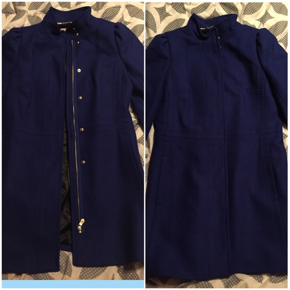 **SOLD ON EBAY**Banana Republic Cobalt Blue Coat - Picture 3 of 4