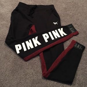 VS Pink Gym Sweats
