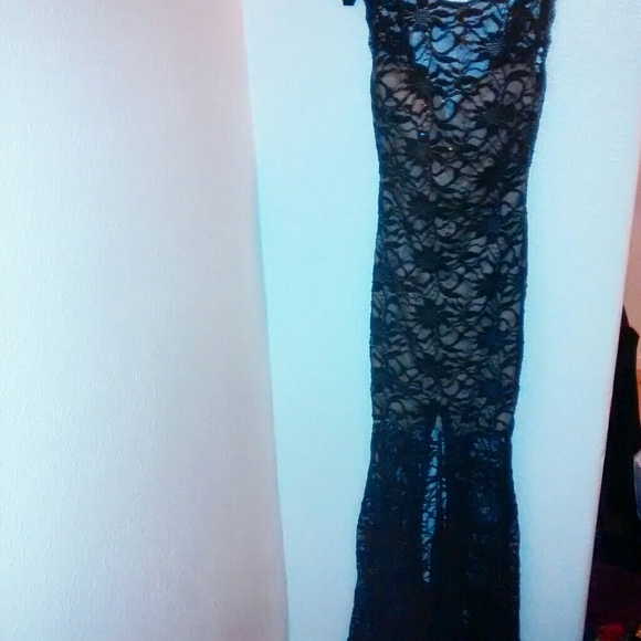 Black lace mermaid style  Prom/evening  dress