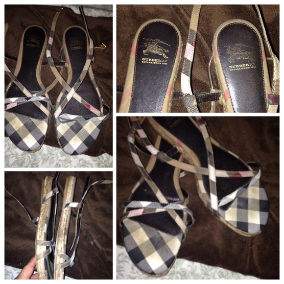 Authentic Burberry sandals