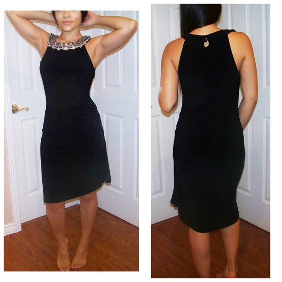 Black evening dress