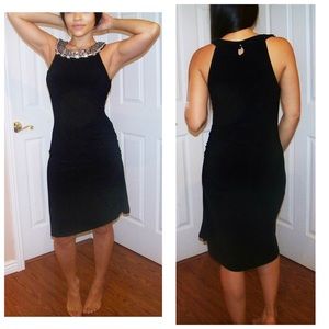 Black evening dress