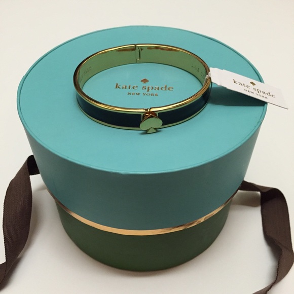Kate Spade black & gold bangle NBW NWT