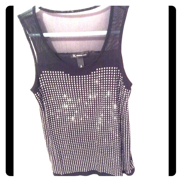 INC silver studded hawt tank!!