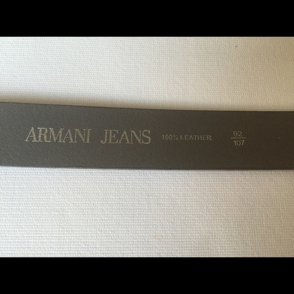 🚫SOLD🚫Armani gray belt - Picture 3 of 4