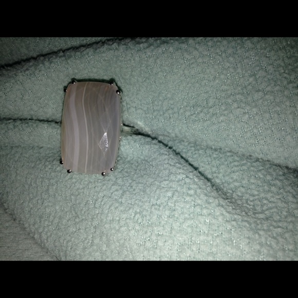 Sterling silver agate ring