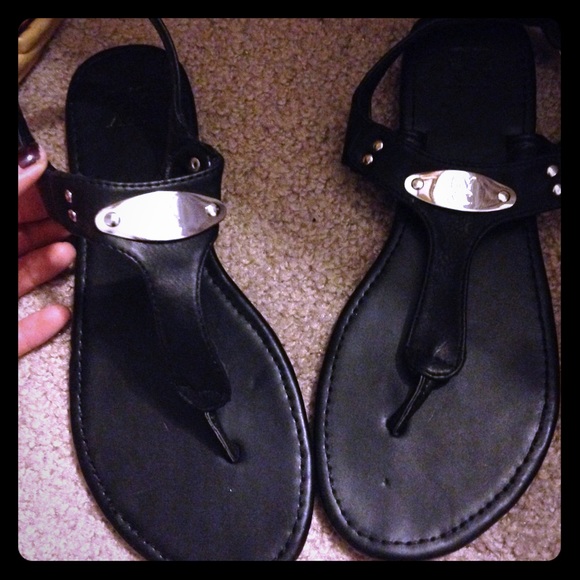 New York and company black sandals