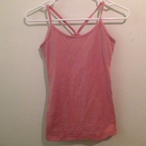 Lululemon pink workout top