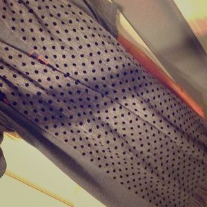 New York and company polka dot scarf with tags