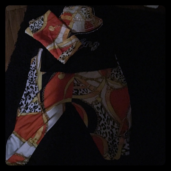 Shirt pants and scarf complete set