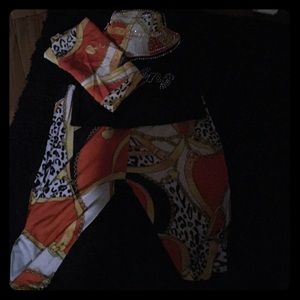 Shirt pants and scarf complete set