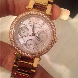 Rose Gold Mk Parker Watch