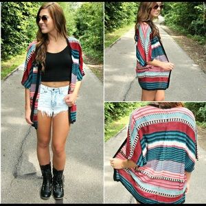 Boutique colorful Cardi!