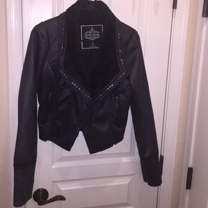 Stud moto jacket