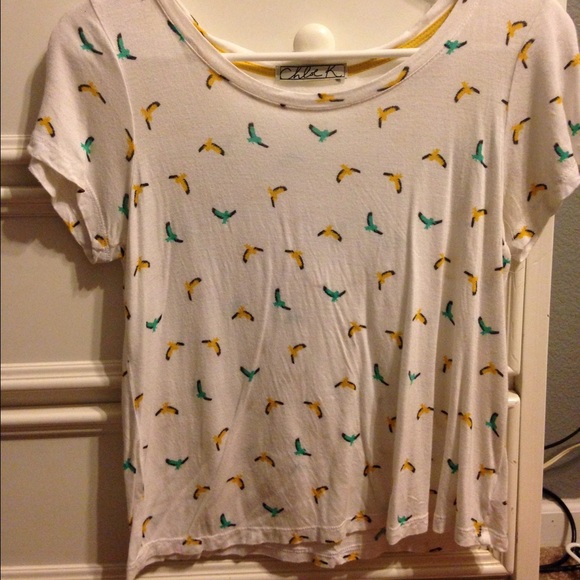 Chloe k bird shirt