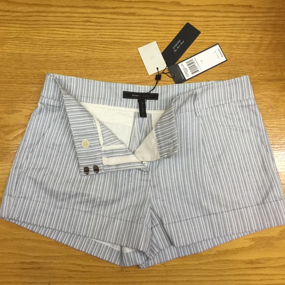 NWT BCBG Symone The Short Dobby striped shorts