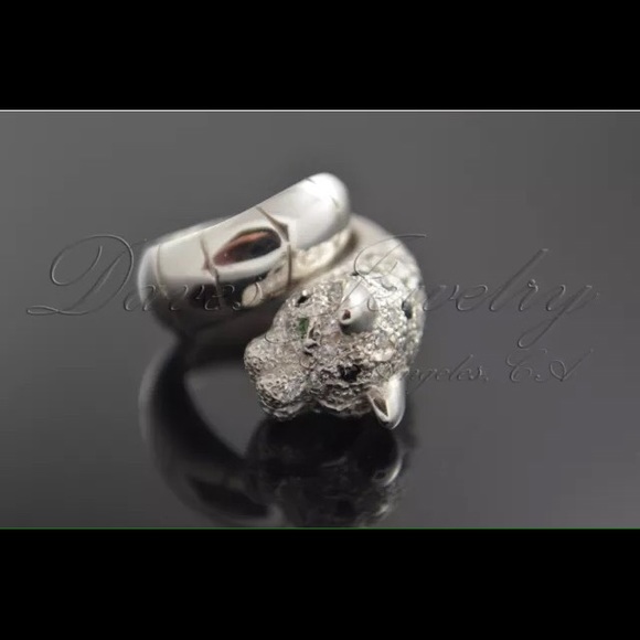 Panther Ring Sterling Silver - Picture 3 of 4