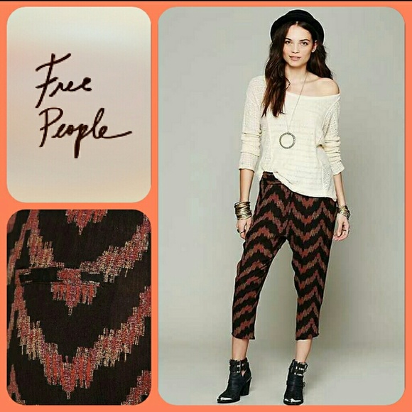 🆕Free People Twisted Ikat Harem Pants