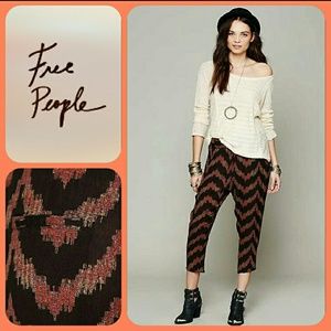 🆕Free People Twisted Ikat Harem Pants