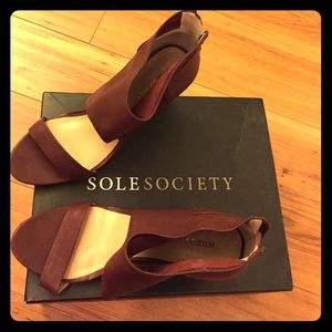 Sole Society wedge sandal - 8