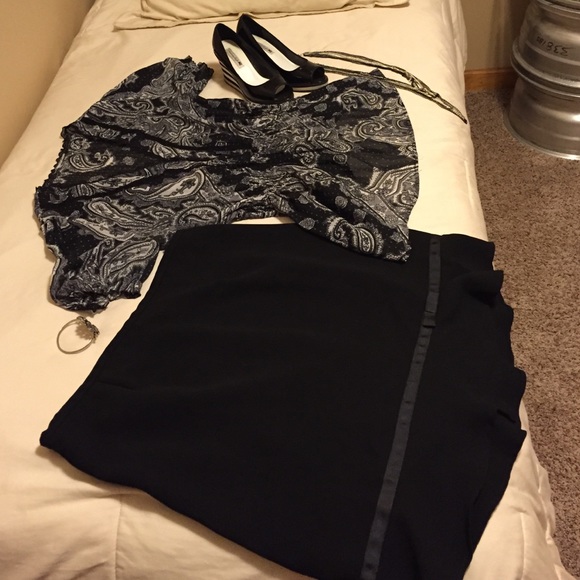 Shirt and skirt