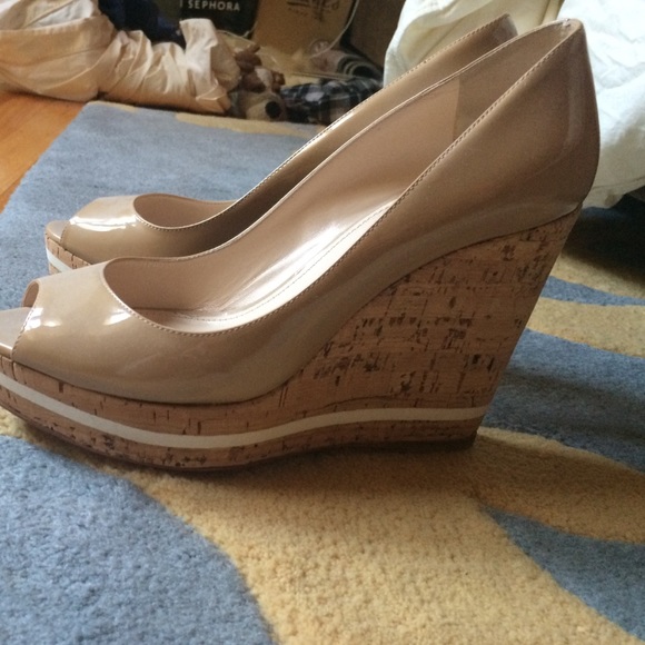 Prada nude open toed wedge - Picture 3 of 3