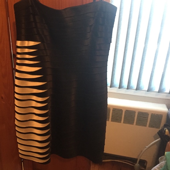 Tube top cocktail dress