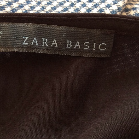 Zara silky black top with bow - Picture 4 of 4