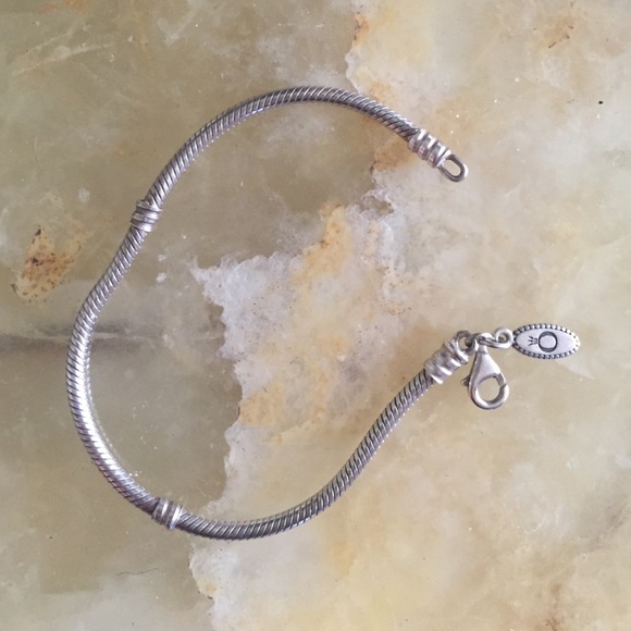 Sterling Silver Pandora Charm Bracelet