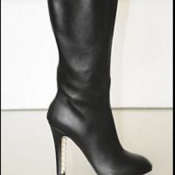 Chanel leather boots