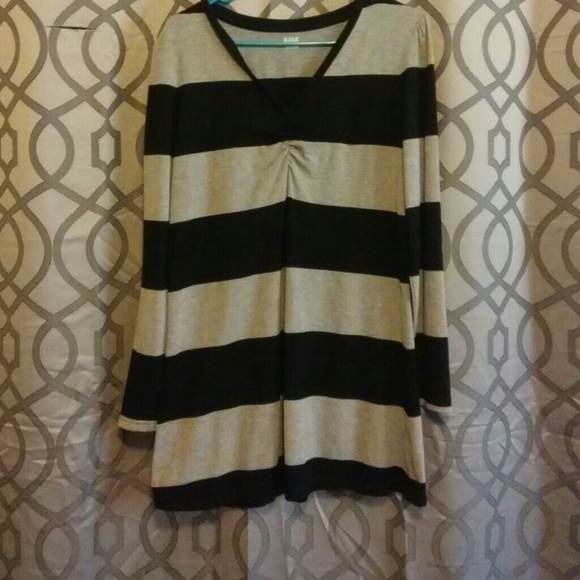 Striped Long Sleeved Tunic