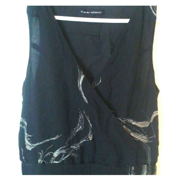 Black Banana Republic Sleeveless Dress