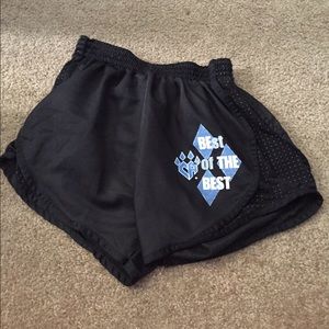 Cheer athletics running shorts