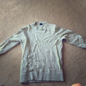Men's j crew grey wool sweater never worn