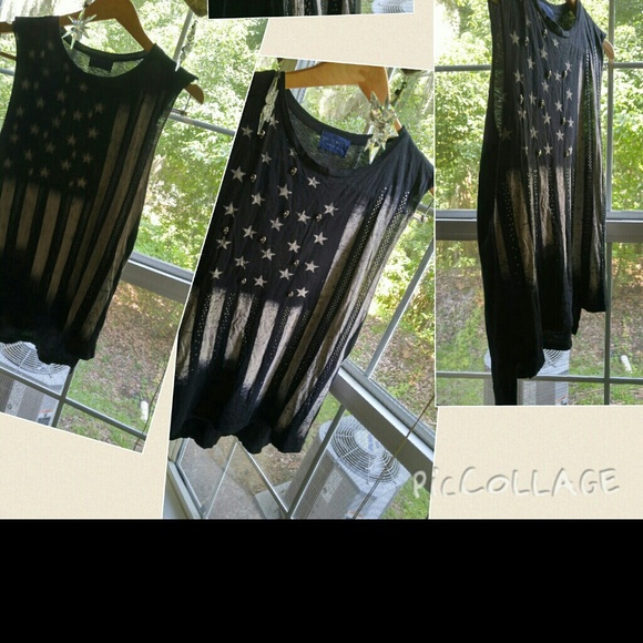 Americana tee sz small