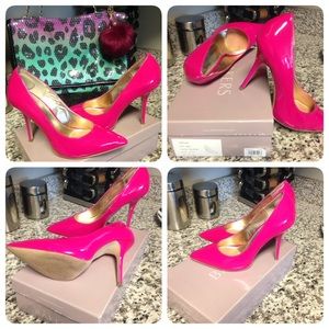 Bakers hot pink heels