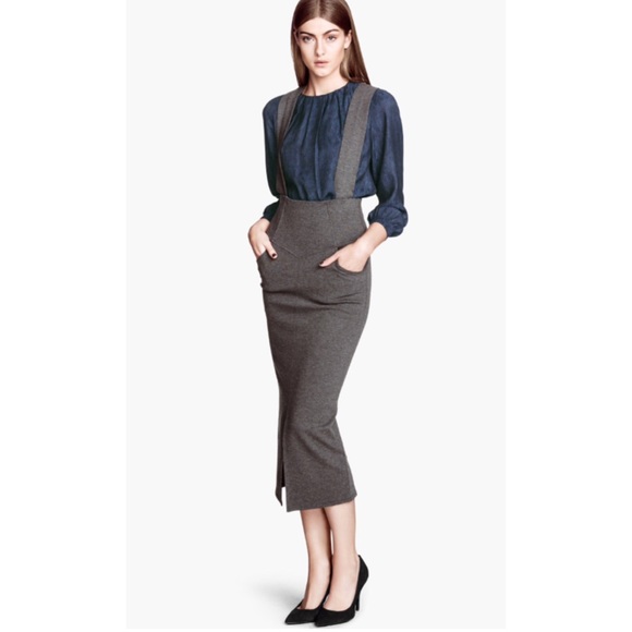 H&M Detachable Suspender Skirt