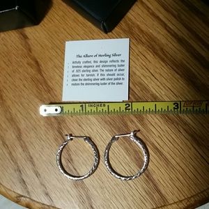 Sterling silver earings hoops