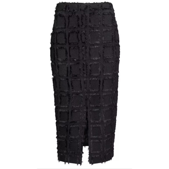 H&M Faux Fur Pencil Skirt