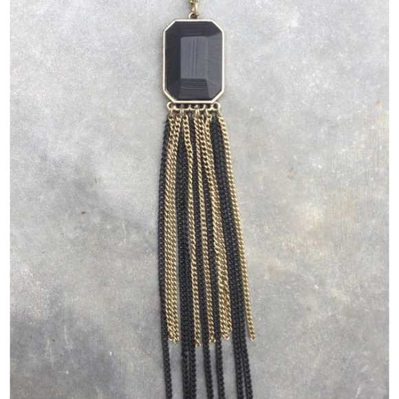 Diamond In The Rough Tassel Pendant - Picture 3 of 3