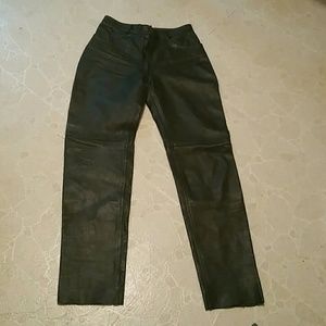 Leather pants