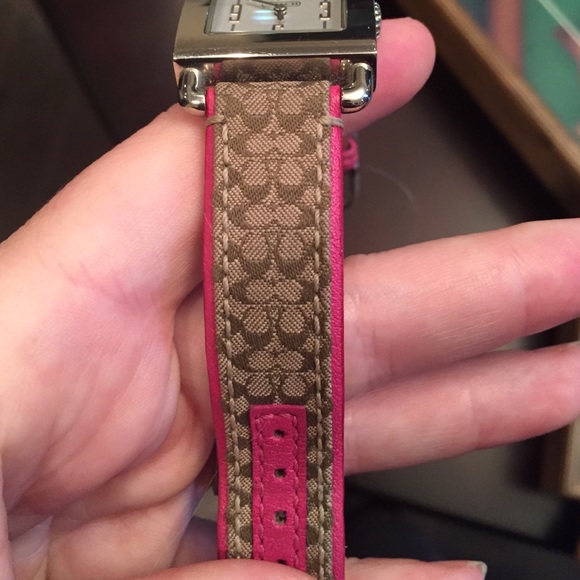Coach legacy watch.  Pink - Picture 2 of 4