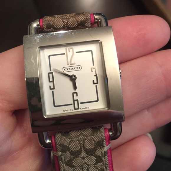 Coach legacy watch.  Pink - Picture 3 of 4