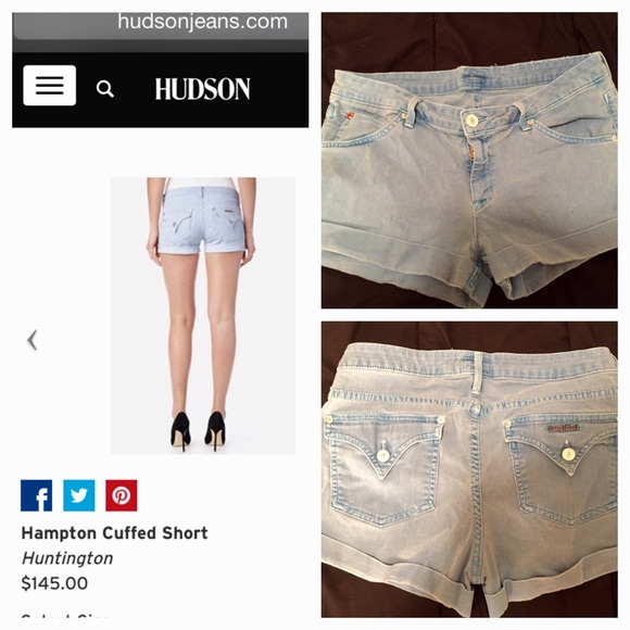 Hudson jeans shorts